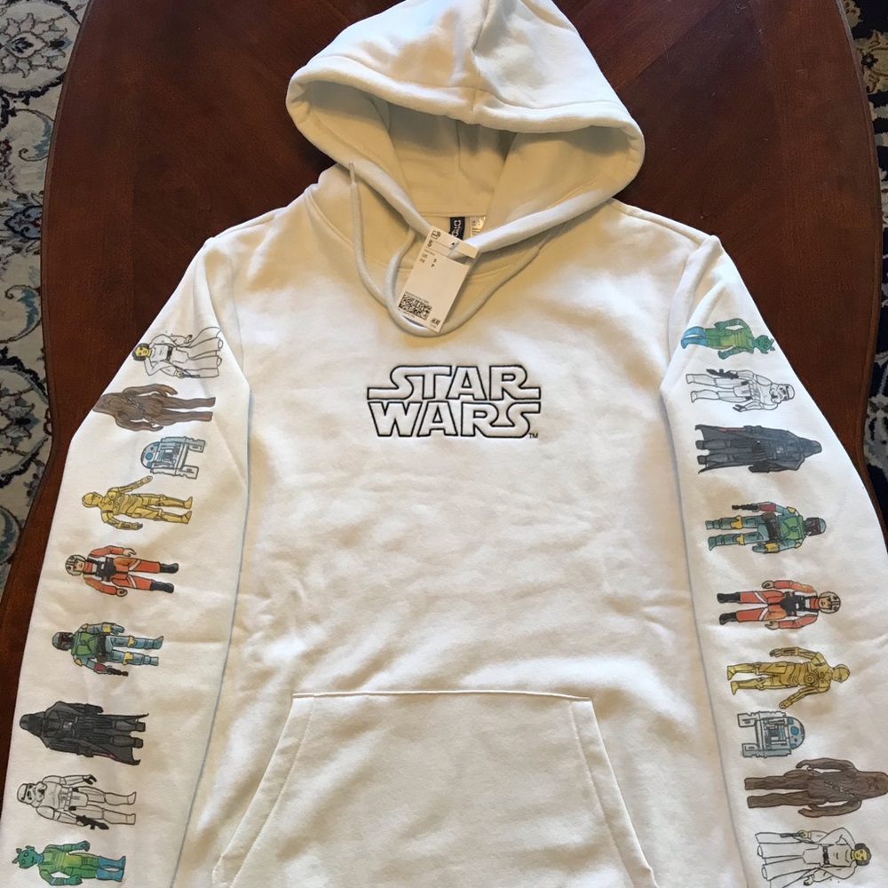 STAR WARS Hooded Sweatshirt XS, S, M,L, XL,XXL NWT - Picture 3 of 7